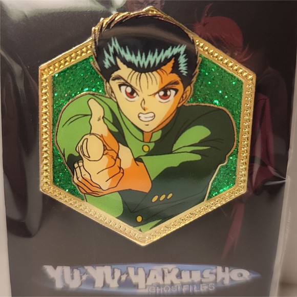 Yu Yu Hakusho Yusuke Urameshi Golden Series Enamel Pin Full Color - Picture 2 of 2